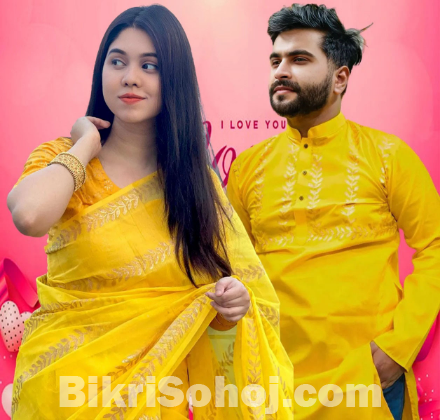 Sharee Panjabi Couple Set